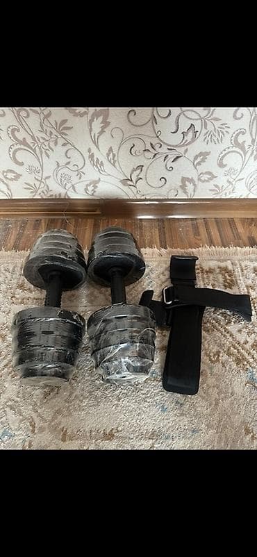 трюковой самока: Разборные гантели - Комплект: 2 гантели с наборными дисками и — 1