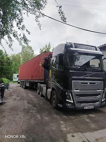 тяжёлый дым: Услуги автокрана-манипулятора на базе тягача Volvo FH16 750 длина — 4