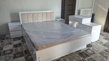 Отургучтар, табуреттер: Эки кишилик керебет, Сактоо кутусу менен, узуну - 200 см — 5