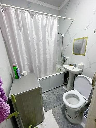 Квартиры: 1 комната, Аламедин-1 мкр Агентство недвижимости, Только девушкам, от 6 месяцев, от 1 месяца, от 3 месяцев, С мебелью полностью — 4