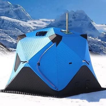 военный тент: Палатка утепленная автоматическая Cube camping 240 X 240 X 200см — 6