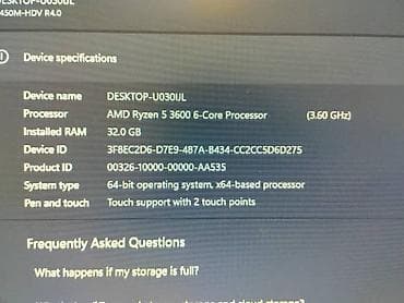 hard disc: Компьютер, ядер - 6, ОЗУ 32 ГБ, Для работы, учебы, Б/у, AMD Ryzen 5, NVIDIA GeForce RTX 4060 Ti, NVMe — 8