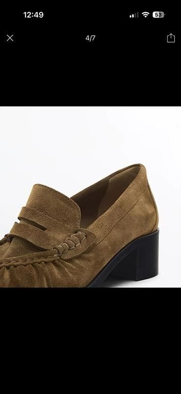 сумка бананка бишкек: Лоферы, 37, Massimo Dutti, Новый, цвет - Коричневый — 5