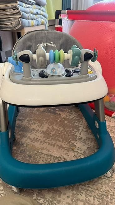 Детские ходунки: Детский комплект: ходунки Babywalker + шезлонг-качалка Ходунки: - — 5