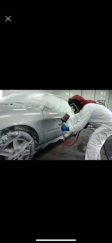 покраска бампера автомобиля цена: Рихтовка, сварка, покраска, без выезда — 1