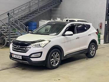 накладка на бампер: Hyundai Santa Fe: 2015 г., 2 л, Автомат, Дизель, Кроссовер — 3