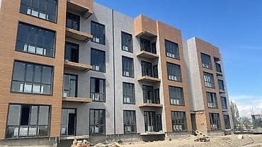 комнаты в ысык куле: 2 комнаты, 70 м², 3 этаж, Готовая ПСО (под самоотделку) — 1