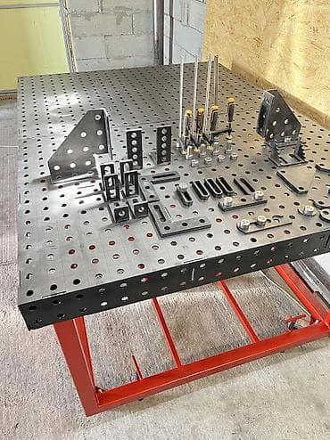 Оснастка к сварочному столу 3D, бочонки, углы, упоры, быстрозажимные