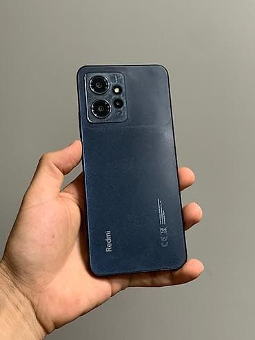 mi bent: Redmi, Redmi Note 12, Б/у, 128 ГБ, цвет - Синий, 2 SIM — 1