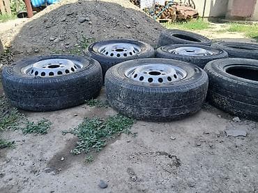 Колеса в сборе 225 / 70 / R 15, Лето, Б/у, Комплект, Легкий коммерческий транспорт (C/LT), Железные, отверстий - 5 at lalafo.kg Колеса в сборе 225 / 70 / R 15, Лето, Б/у, Комплект, Легкий коммерческий транспорт (C/LT), Железные, отверстий - 5