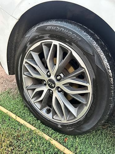 зимние шины r20: Продаются диски KIA комплект, 4 лето, 4 зима, зимные резины новые — 3