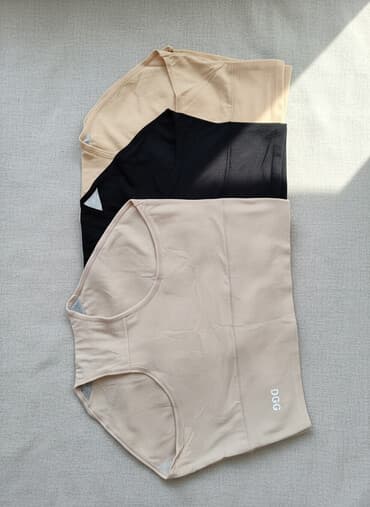 Трусики, Высокая талия, Хлопок, Китай