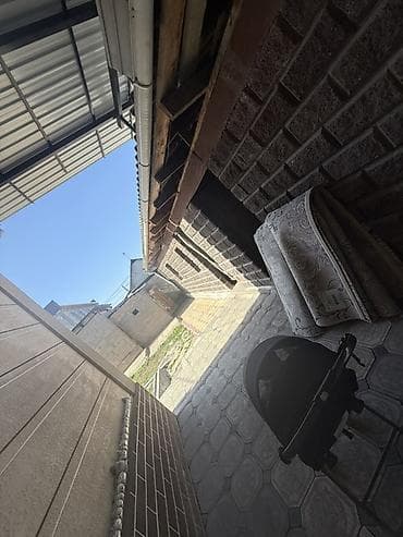 навес дома: Навес, Другая форма, Металл, Профнастил, Б/у — 7