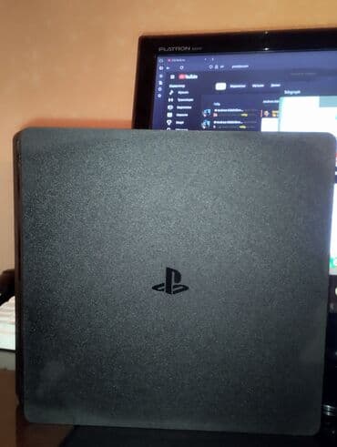 плейстейшн 2: Sony PlayStation 4 Slim (PS4 Slim) в комплекте кабель питания, hdmi — 2
