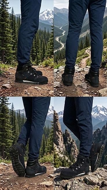 Мужская обувь: Мужские ботинки, 42.5, 43, Adidas, Новый, цвет - Черный, Платная доставка — 1