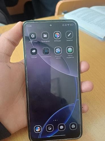 тө: Redmi, Redmi Note 11, Б/у, 128 ГБ, цвет - Голубой, 2 SIM — 4