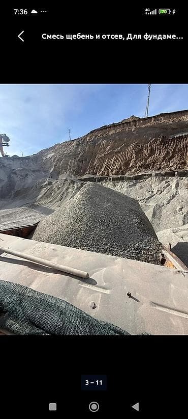 Дом и сад: Смесь щебня и отсевов (щебне-песчаная смесь) для строительных работ — 2