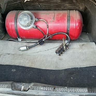 для салона авто: ГБО комплект для автомобиля - Баллон цилиндрический красный — 1