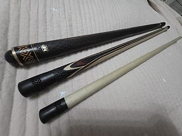 тенсный стол: Кий для русского бильярда, трехсоставной. Мастер Виталий Калиман. в — 1