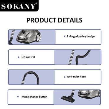 мощные пк: Пылесос, Стандартный, Сухая, Мешок — 5