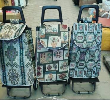 хозяйственная сумка на колесах: Тележка с сумкой Стильная и вместительная хозяйственная — 3