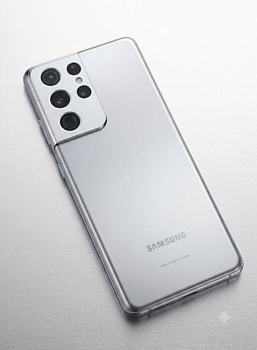 Samsung Galaxy S21 5G, Б/у, 256 ГБ, цвет - Серебристый, 2 SIM — 1
