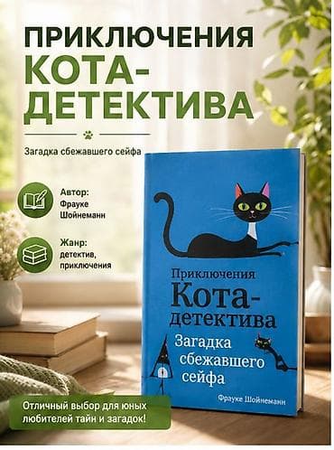 third edition solution: Книга «Приключения Кота-детектива. Загадка сбежавшего сейфа» - Автор — 1