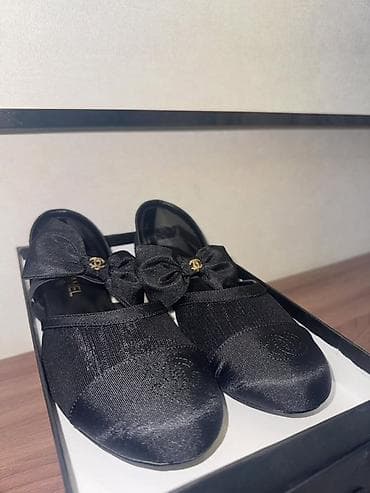 балетки модные: Туфли, 39, Chanel, Новый, цвет - Черный, Самовывоз — 2