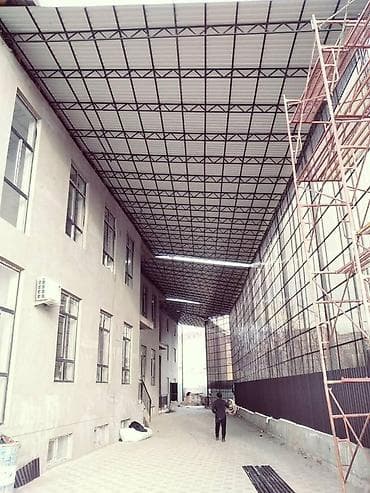 Калитки для ворот: Навес, Арочный, Металл, Поликарбонат, Установка — 2