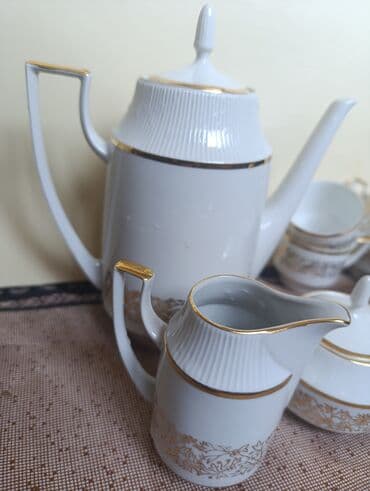 зерно кофе: Продается НовыйСервис кофейный СССР старая Чехословакия антикварный — 3