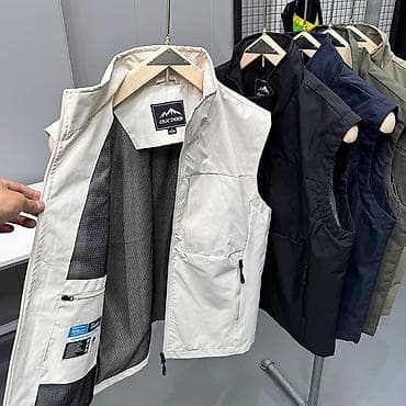 одежда для туризма: Весенне‑летний мужской жилет OUTDOOR - Универсальный стиль: для — 3