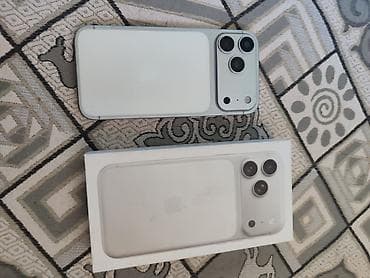 Техника жана электроника: IPhone 17 Pro Max, Жаңы, 1 ТБ, Ак, Куту, 100 % — 2