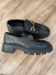 обувь для охоты: Высокие женские ботфорты-чулки, цвет черный, из натуральной кожи — 4