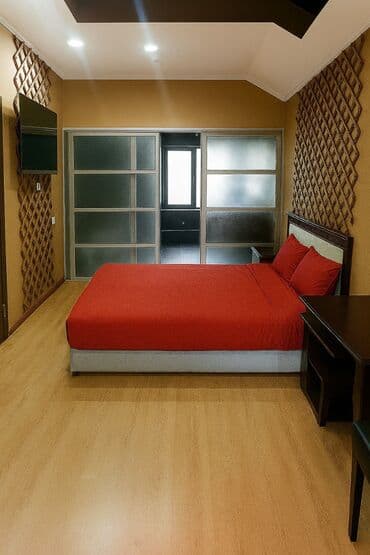 гостевой дом кемин: 1 комната, Банные принадлежности, Бронь, Бытовая техника — 2