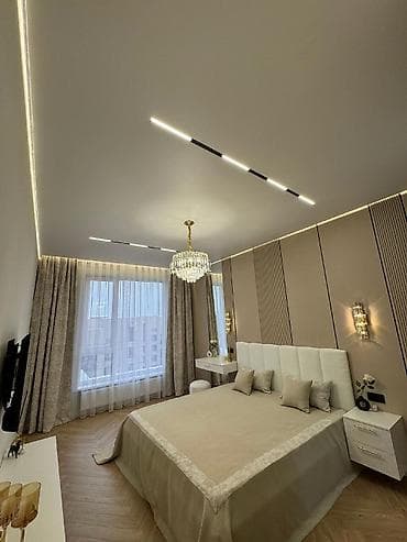 скрытый карниз для штор: Натяжной потолок Глянцевое Бесплатный замер — 2