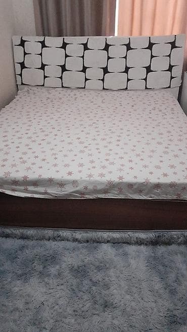 Окна и комплектующие: Спальный гарнитур, Б/у, Двуспальная кровать, Турция, Дерево, Самовывоз, цвет - Белый — 1