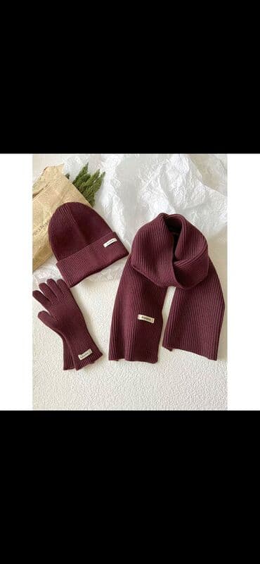 шапка шарф с ушками бишкек: Перчатки, варежки, Женские, Новый, цвет - Бежевый — 5