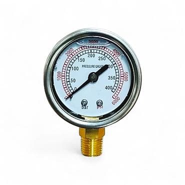 Балталар: 🔻Механический манометр для измерения давления 🔸Диапазон измерений: до — 1