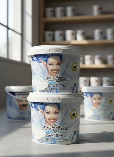 Мастика Alina Paint в ведре с ручкой. Предназначена для защиты и