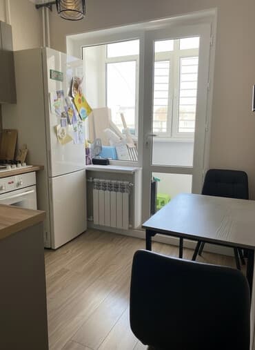 сдаю квартиру бишкек кок жар: 3 комнаты, 70 м², 106 серия, 8 этаж, Евроремонт — 1