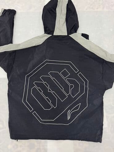 bape: Мужская толстовка, L, Li-Ning, Новый, цвет - Черный, Самовывоз — 3