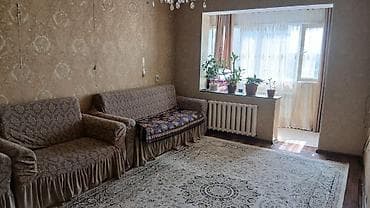 квартира токмок: 3 комнаты, 70 м², 3 мкр 105 серия, 5 этаж, Косметический ремонт — 3