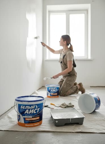 купить трафарет для декора стен: Краска — 1