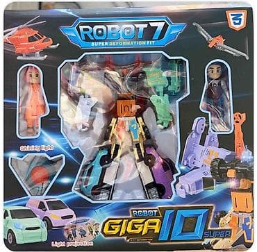 foo foo: Игровой набор Robot 7 GIGA IO Super (Super Deformation Fit) - — 1