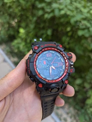 Кол сааттар: Спорттук сааттар саат, Casio (G-Shock), Таймер жана секунда өлчөгүч, Суу өткөрбөөчү, Эркектердики, Жаңы — 2