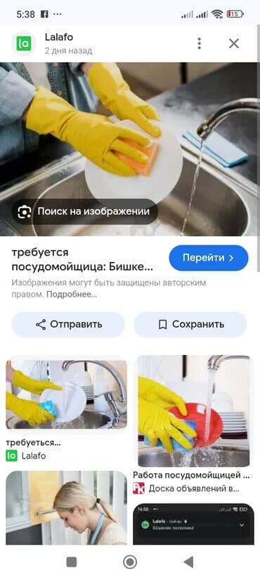 ищу работу няню: Требуется Посудомойщица и повар — 1