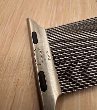 Детские смарт-часы: Продаю оригинальный ремешок для Apple Watch - Milanese loop Silver — 8