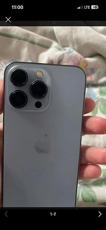 айфое 12: IPhone 13 Pro, Б/у, 256 ГБ, Sierra Blue, Зарядное устройство, Чехол, 100 % — 3