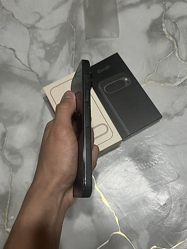 Техника и электроника: Google Pixel 9 Pro, Б/у, 128 ГБ, цвет - Черный, 1 SIM, eSIM — 5