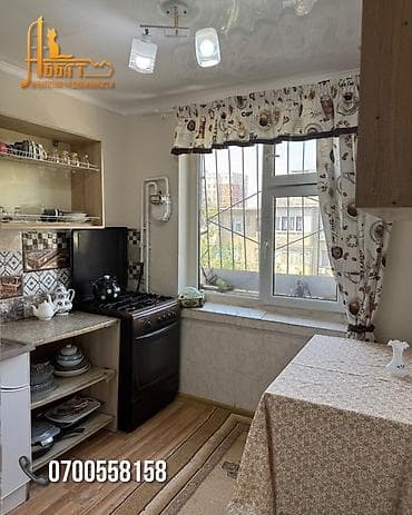 osh flat: 2 комнаты, 45 м², 4 мкр 104 серия, 4 этаж, Косметический ремонт — 3